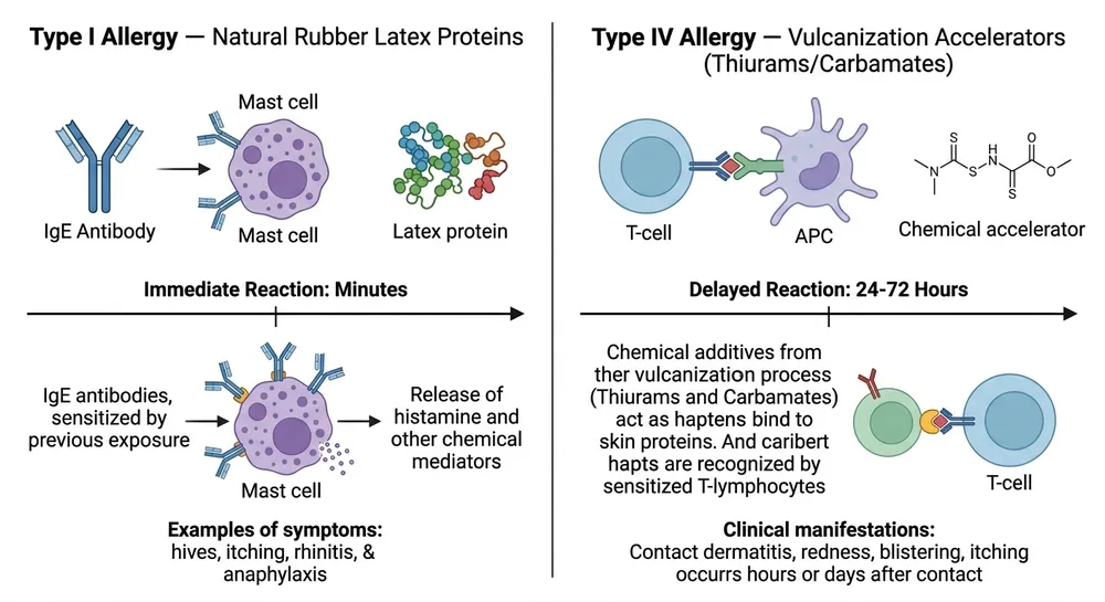 Latex-Free vs Accelerator-Free Nitrile Gloves: What Procurement Teams Must Understand Before Specifying Allergy-Safe PPE