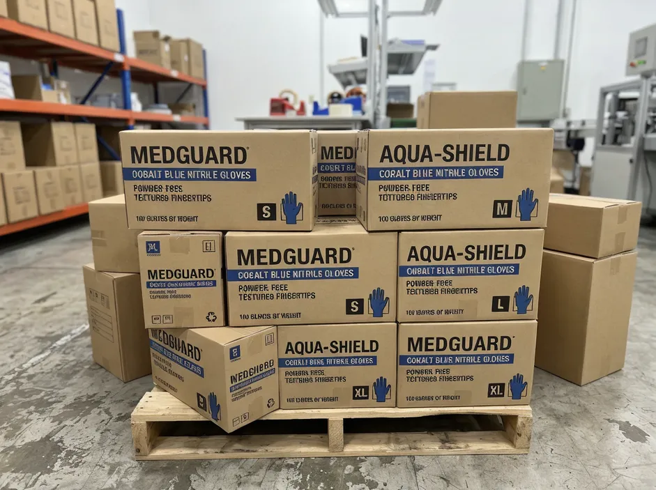 Cobalt Blue Nitrile Gloves