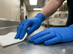 Blue Nitrile Cleaning Gloves