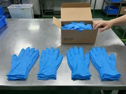 Disposable Blue Nitrile Gloves