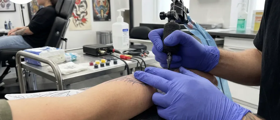 Indigo Nitrile Gloves