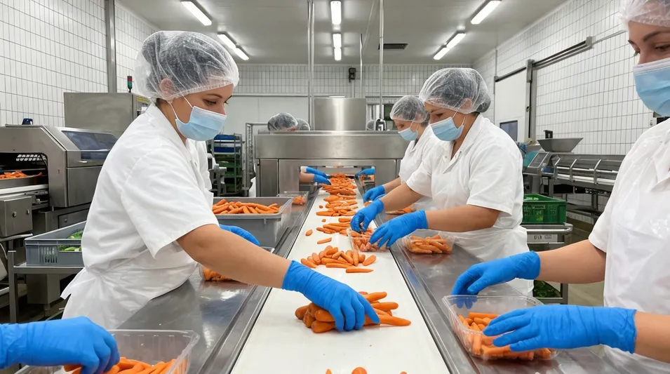 Food processing facility latex-free glove allergen control