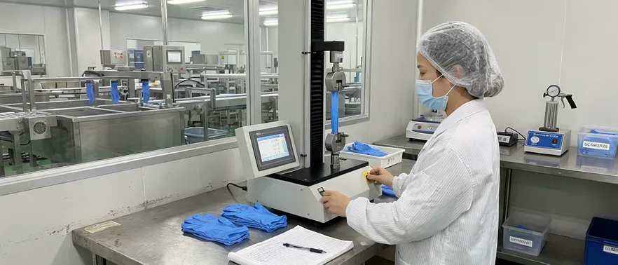 FDA 510(k) clearance and ASTM D6319 compliance for North American nitrile glove distribution