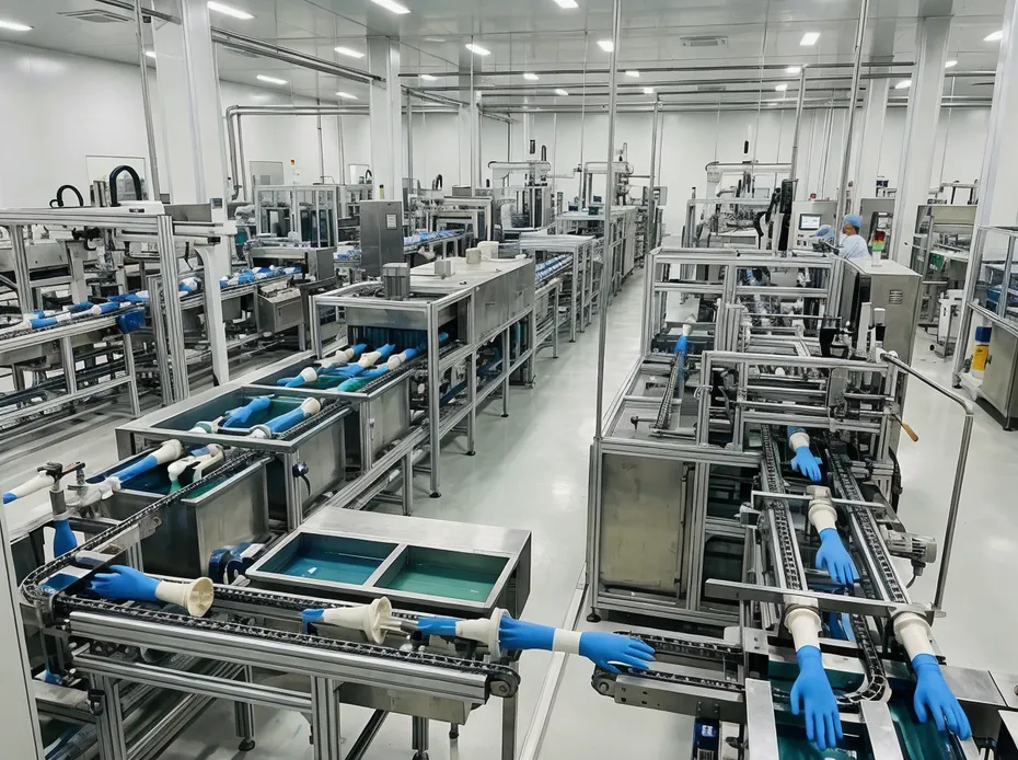 glovemfg automated nitrile glove dipping production lines Weifang