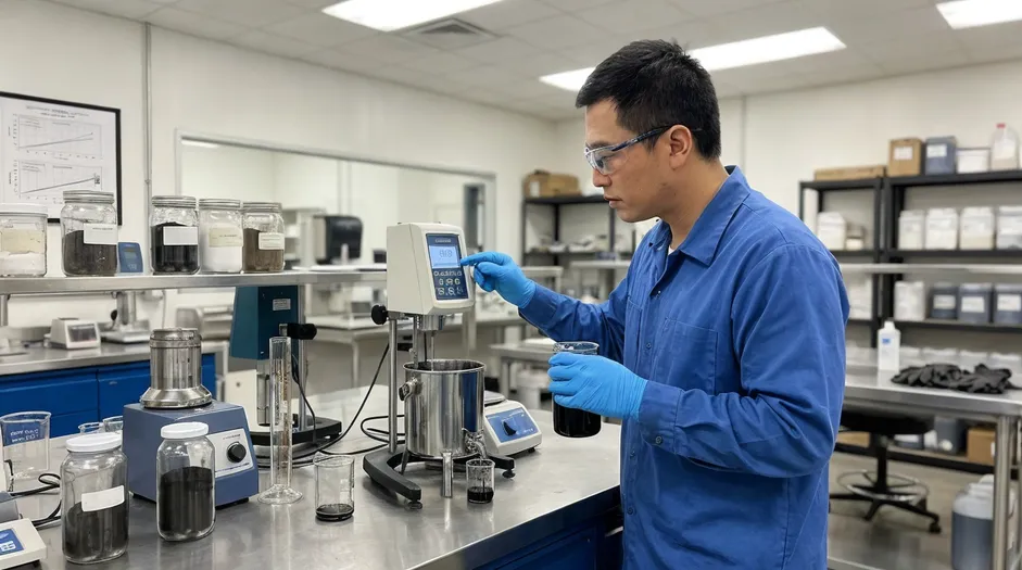 In-house compounding lab controlling carbon black dispersion for consistent black nitrile glove color