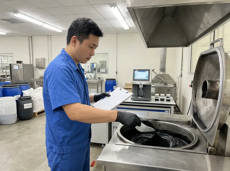 Carbon-black dispersion protocol in nitrile glove compounding