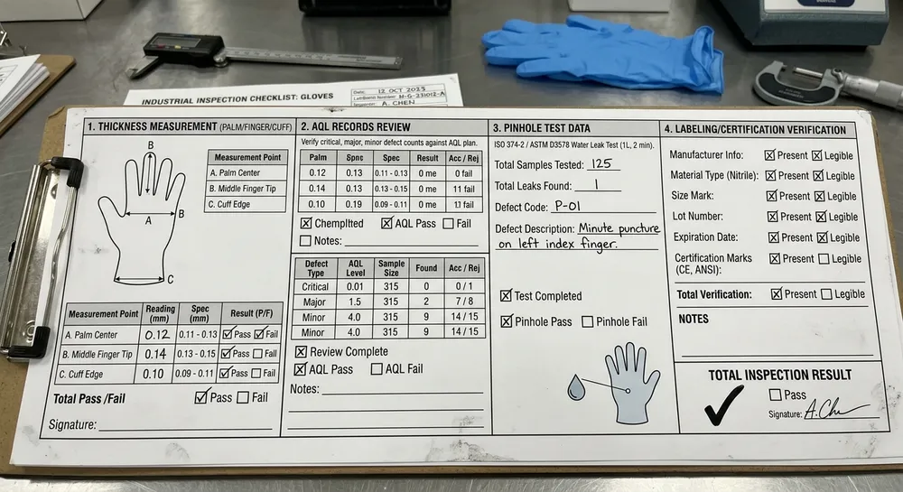 How to Source Industrial Nitrile Gloves in Bulk Without Getting Burned on Spec Consistency