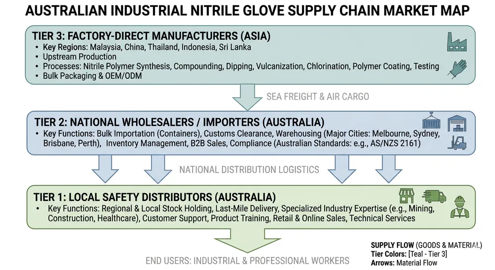 Industrial Nitrile Glove Factories for Australian Safety Distributors: Supply and Pricing Shortlist