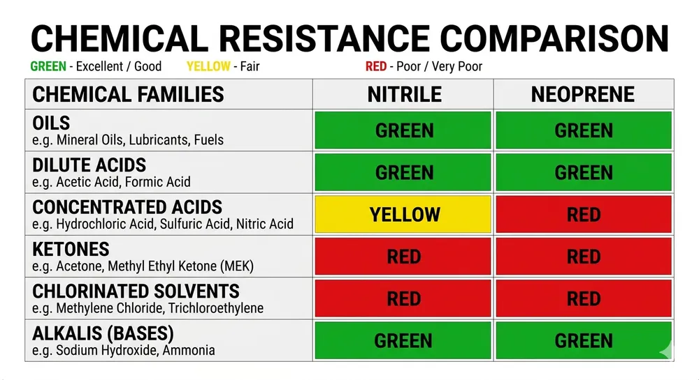 Industrial Nitrile vs Neoprene Gloves: Which Gives Better Chemical Protection at Lower Cost