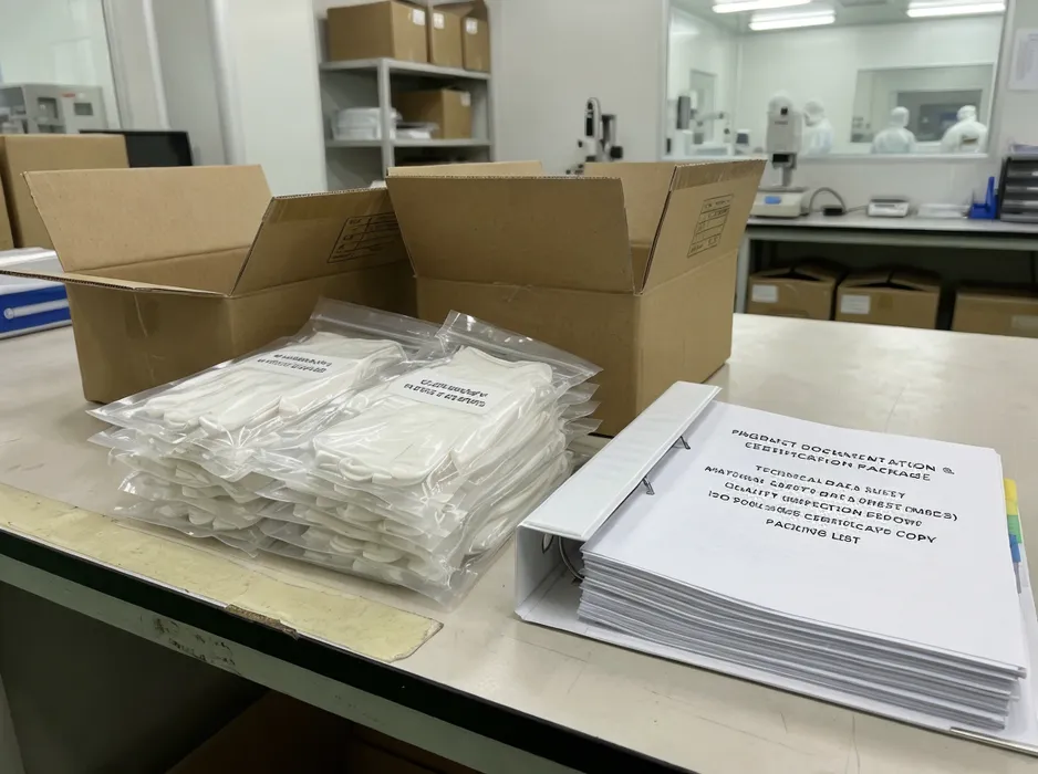 Cleanroom nitrile gloves factory direct sourcing and documentation package