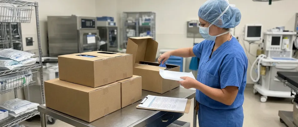 Hospital operating room surgical glove procurement