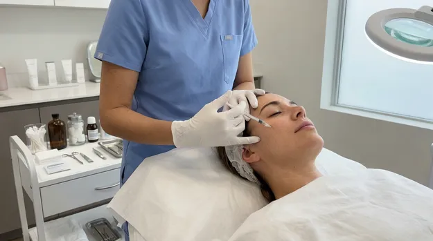 Aesthetic cosmetic clinic white nitrile gloves premium