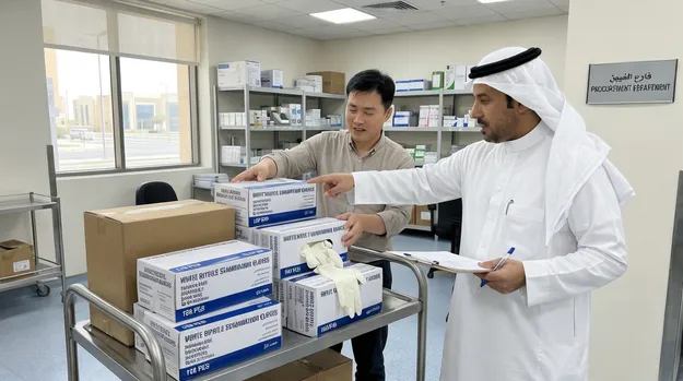 GCC Middle Eastern hospital white glove distribution