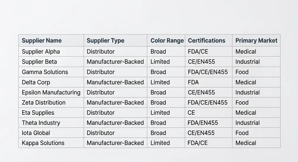 Top Pink and Colored Nitrile Glove Suppliers in the USA: Custom Color Sourcing Shortlist